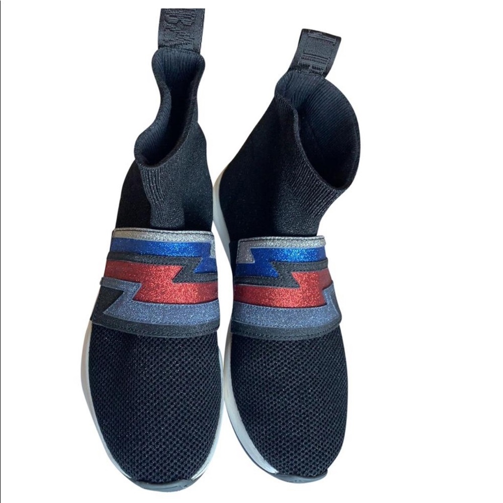 BALMAIN Cameron glittered sneakers